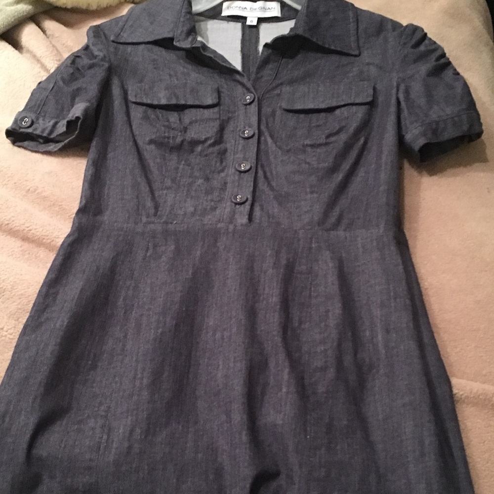 Donna Degnan Designer Stretchy Denim Dress